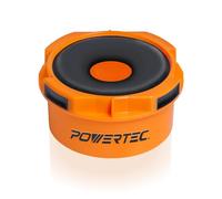 POWERTEC 70354 - Adattatore porta polvere da 4,5 cm ~ 6,3 cm a tubo di raccolta polvere da 10,2 cm, raccordi riduttori per tubi a collegamento rapido per sega da tavolo,