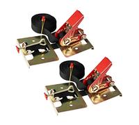 POWERTEC 71102-P2 - Morsetto per pavimenti in legno con cinghia in nylon da 3,5 m, 2 pezzi