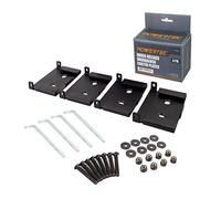 POWERTEC 71132V - Piastre girevoli per banco da lavoro a sgancio rapido, confezione da 4