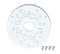 POWERTEC 71381 - Piastra di base universale per fresatura, 15 cm