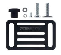 POWERTEC 71416 Piastra di montaggio a morsetto a levetta - 1 confezione