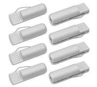 POWERTEC 71499-P2 Morsetti per cani da banco da 9,5 x 6,5 cm, per fori per cani da 3/4, morsetti a molla per banchi da lavoro per la lavorazione del legno, confezione da 8