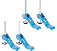 POWERTEC 71501 Morsetto a camma in alluminio per lavorazione del legno, inserto filettato 1/4"-20-4PK