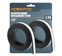 POWERTEC 71656-P2 - Striscia di ricambio per binario di guida POWERTEC, Makita 194419-4 e Festool, 2 pezzi