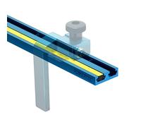 POWERTEC 71697 - Kit doppio binario a T da 36 pollici per la lavorazione del legno, misura a nastro adesivo da destra a sinistra e inserto in plastica T-Track