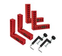 POWERTEC 71782 - Set di 6 morsetti universali per recinzioni, con quadrati di posizionamento da 15,2 cm