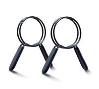 POWERTEC Fascette stringitubo a doppio anello da 2-1/2 pollici per tubo di raccolta della polvere e tubo di sfiato dell'asciugatrice, morsetti a molla a sgancio rapido per collettori di polveri e