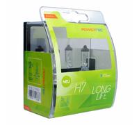 POWERTEC KIT 2 LAMPADINE LONG LIFE H7 12V 55W DUO DURATA 1500 h CIRCA
