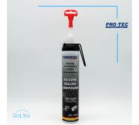 POWERTEC PASTA SILICONICA NERA CON DOSATORE AD ALTE TEMPERATURE 250C "PT39772"