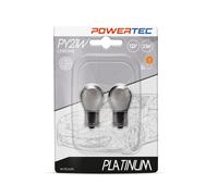 Powertec Platinum BAU15s PY21W S25 21W 12V CHROME Blister