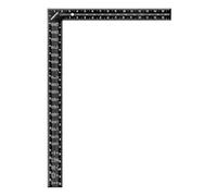 POWERTEC Quadrato da falegname, 40,6 x 61 cm, in acciaio, con tavoli da falegname, strumenti per inquadratura e righello ad angolo retto, per falegnameria, lavorazione del legno, edilizia (80036)