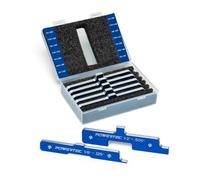 POWERTEC Router Setup Blocks Woodworking 7PC Set, Router Depth Gauge, Aluminum Routers Setup Bars, Spacer Blocks, Height Gauge Set for Table Saw, Band Saw, Measuring Bars, 3-Gauges-in-One - 71579