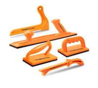 POWERTEC Set di blocchi e bastoni per seghe da tavolo, tavoli fresatori, seghe a nastro e giunti, doppie maniglie ergonomiche con presa massima, spingi legno riduce il contraccolpo e aumenta la