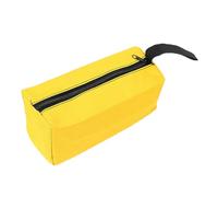 POWERTOOL Custodia porta attrezzi con cerniera, organizer tascabile multiuso, in tela Oxford, per cacciaviti, chiavi inglesi, pinze e altri attrezzi (S, giallo)