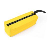 POWERTOOL Custodia porta attrezzi con cerniera, organizer tascabile multiuso, in tela Oxford, per cacciaviti, chiavi inglesi, pinze e altri attrezzi (L, giallo)