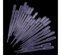 Powertool - Pipette monouso per pasteur in plastica, graduate, per miscelare vernici acriliche e laboratori (100 pezzi da 3 ml)