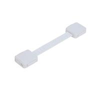 POWERTOOL Serrature di sicurezza regolabili per bambini, a prova di bambino per armadi da cucina, cassetti, elettrodomestici, armadio (bianco, 1 pezzo)