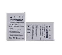 PowerTrust 2 batterie EN-EL5 per Nikon Coolpix P510, P500, P100, P520, P530, P90, P80, P6000, P5000, P5100, P4, P3, S10