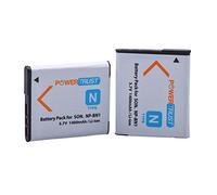 PowerTrust 2 batterie NP-BN NP-BN1 per Sony DSC-QX100 DSC-W830 WX220 W810 DSC-W350 W570 W510 DSC-W390 DSC-W690 DSC-TX9C DSC-W320