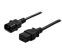 PowerWalker 91010040 cavo di alimentazione Nero Accoppiatore C14 Accoppiatore C19 (IEC C19 to IEC C14 converter - 1,8m - Connec NEW