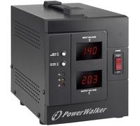 PowerWalker AVR 1500/SIV regolatore di tensione 230 V 2 presa[e] AC Nero (AVR 1500/SIV VoltageRegulator - 1500A/1200W - Automat