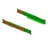 BlueWalker Guida per scaffale RK7 1U – Estensibile 46,4–73,8 cm – Per serie VI 500-1500 R1U