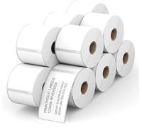 Powerwerk - 10 rotoli di etichette autoadesive 99014 compatibili con DYMO, 54 mm x 101 mm, etichette multiuso per LabelWriter serie 450 e 4XL