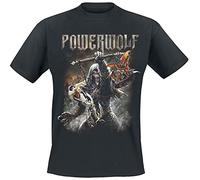 Powerwolf Call of The Wild Uomo T-Shirt Nero XL 100% Cotone Regular