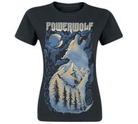 Powerwolf Demons Are A Girl's Best Friend Donna T-Shirt Nero S 100% Cotone Regular
