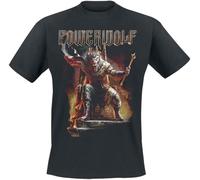 Powerwolf Wake Up The Wicked Uomo T-Shirt Nero 100% Cotone Regular