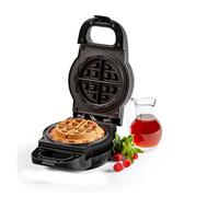 PowerXL Waffle Star - Piastra per waffle ripiene, 18 cm, rivestimento antiaderente, per waffle con grondaia anti-goccia, cialde salate e dolci, cialde di verdure, pizza o cioccolato
