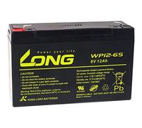 POWERY® Batteria al piombo Kung Long WP12-6S compatibile con YUASA tipo NP12-6 6V 12Ah