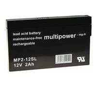 Powery Batteria Piombo (Multipower) MP2-12SL 12V