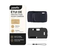 Powfix Cover in silicone antiscivolo per Kodak EC35 + cinturino | Protezione rinforzata contro urti e graffi, leggera, facile installazione, ideale per la fotografia in viaggio