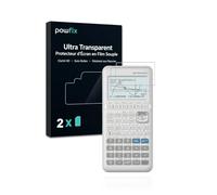 Powfix Set di 2 pellicole protettive HD per Casio fx-9860GIII | Antigraffio, anti-impronta, pellicola morbida ultra trasparente, facile da applicare, protezione invisibile per calcolatrice.