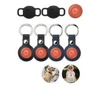 Powfix Set di 6 custodie in silicone per Motorola Moto Tag 2 Tracker - protezione impermeabile e antiurto per collari cani/gatti, cartellini per bambini e bagagli, multicolore