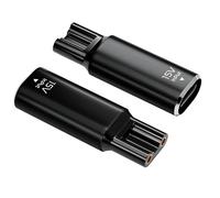 Powice 2 pezzi 15 V HQ8505 tipo C, caricatore USB C, convertitore di ricarica compatibile con Philips Norelco serie HQ8505 7000, OneBlade QP6520 QP6530, convertitore USB-C (senza cavo)