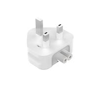 Powice Adattatore da viaggio da Europa a Regno Unito, compatibile con Apple Power Adapter, spina di ricarica CA di ricambio per alimentatore Apple, adattatore per viaggi in Regno Unito, Irlanda, Hong