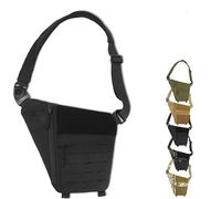 Powios Crossbody Bag, 2025 New Outdoor Tactical Shoulder Crossbody Chest Bag, Outdoor Chest Bag (Black)
