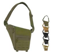 Powios Crossbody Bag, 2025 New Outdoor Tactical Shoulder Crossbody Chest Bag, Outdoor Chest Bag (Green)