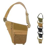 Powios Crossbody Bag, 2025 New Outdoor Tactical Shoulder Crossbody Chest Bag, Outdoor Chest Bag (Khaki)