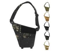 Powios Crossbody Bag, 2025 New Shoulder Crossbody Sling Bag, Adjustable Strap, Waterproof, Anti-Theft Travel Sling (Black Camouflage)