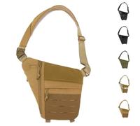 Powios Crossbody Bag, 2025 New Shoulder Crossbody Sling Bag, Large Capacity Multifunctional for Men (khaki)
