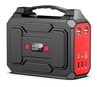 Powkey Powerstation da 97,68 Wh con presa da 100 W per camper e campeggio | Batteria solare da 1,3 kg, generatore solare portatile con molteplici interfacce, design compatto per escursioni all'aperto