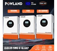 POWLAND 18.6KW inverter solare ibrido trifase MPPT parallelo onda sinusoidale pura con LCD e controller di carico di scarico parallelo fino a 12
