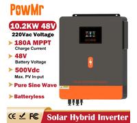PowMr 10.2KW 6.2KW 48V Inverter solare ibrido 4.2KW 3.2KW 24V Inverter Off Grid regolatore solare MPPT a onda sinusoidale pura per batteria