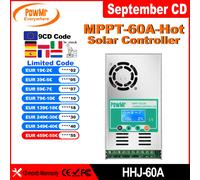 PowMr MPPT 60A Regolatore di carica solare 12V 24V 36V 48V Max 160V Regolatore di ingresso fotovoltaico per Lifepo4, litio, batteria al piombo Argento