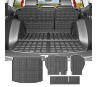 powoq Fit 2023 Honda CRV Hybrid Trunk Mat TPE Cargo Liner Posteriore Schienale Mat Cargo Mat Trunk Liner per 2023 Honda CR-V Hybrid Accessori (adatto al modello ibrido 2023, tappetini schienale