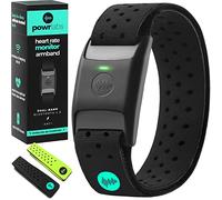 Powr Labs Fascia Cardio Bluetooth da Braccio - Cardiofrequenzimetro da Polso ANT, Fascia Cardio Braccio Bluetooth Compatibile con App Peloton Polar Wahoo Whoop Strava Garmin