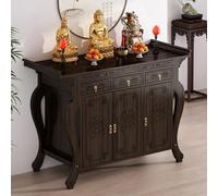 POWRZZZY Tavolo per Altare del Santuario,Armadio per la Preghiera Personale del Santuario,Design con Bordi Arrotondati e Cassetto,per Preghiere Divinazione e Adorazione(140x40x100cm)